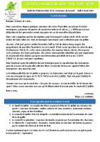 2025 07 lettre mensuelle Juillet Aout 2025